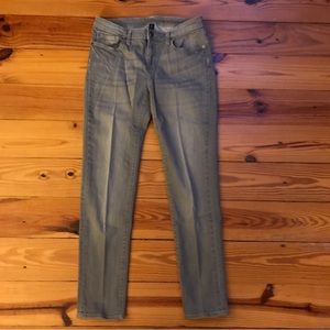 Gap Grey Cotton Straight Leg Jeans, EUC, 12/31R
